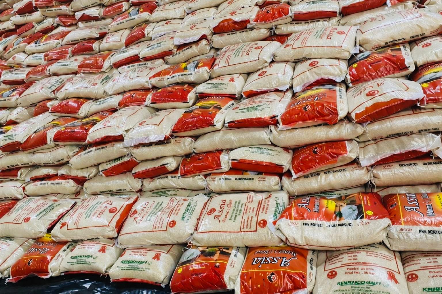 stock de riz